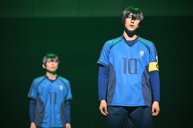 A scene from the final rehearsal of Blue Lock 4th STAGE